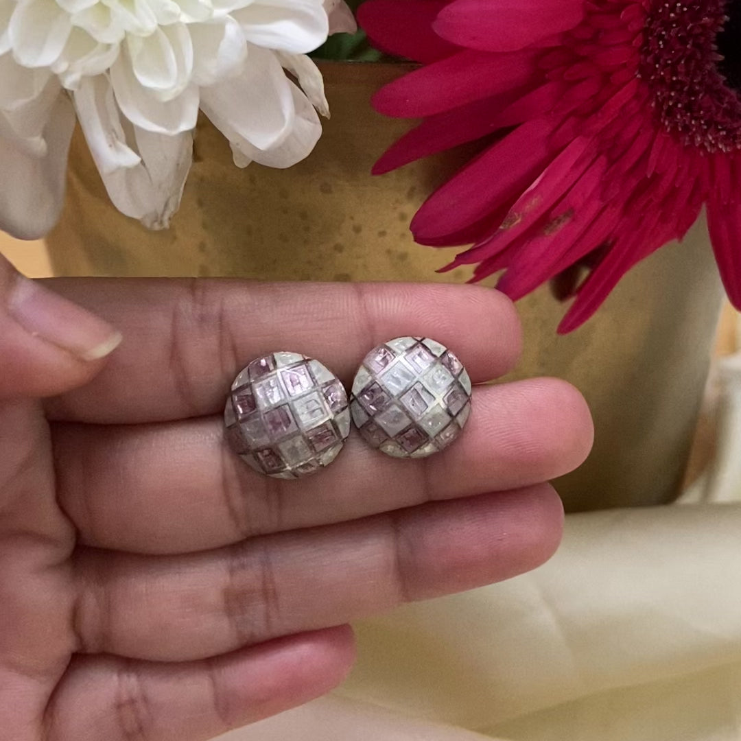 Rose Gold Crisscross stud Earrings Stud Earrings